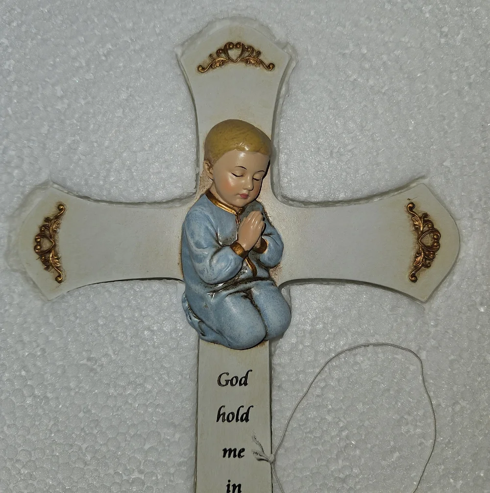 Joseph's Studio The Praying Boy Wall Cross Home Decor